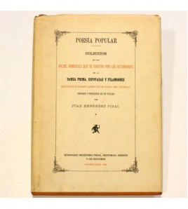 Romancero asturiano (1881-1910). Coleccionado por Juan Menéndez Pidal libro