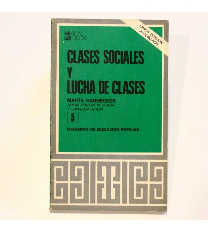 Clases sociales y lucha de clases libro