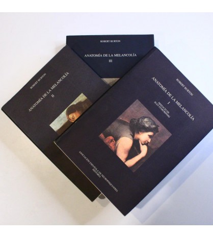 Anatomía de la melancolía - Obra completa en 3 tomos libro