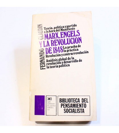 Marx, Engels y la revolución de 1848  libro