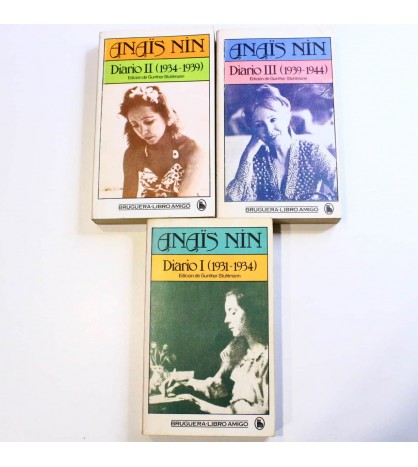 Anaïs Nin: Diarios I (1939-1944) - II (1934-1939) - III (1939-1944) libro