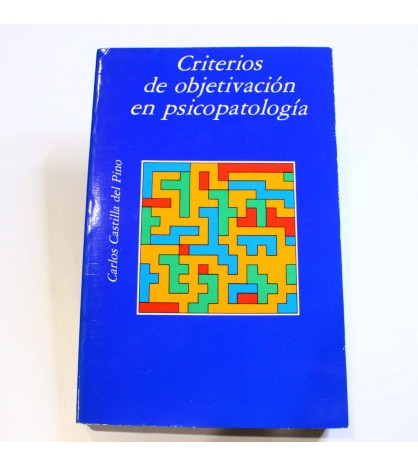 Criterios de objetivación en psicopatología libro