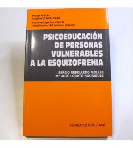 Psicoeducacion de personas vulnerables a la esquizofrenia libro