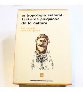 Antropología cultural: factores psíquicos de la cultura. libro