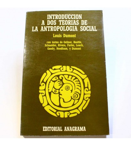 Introducción a dos teorías de la antropología social libro