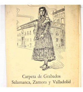 Carpeta de grabados: Salamanca, Zamora y Valladolid libro
