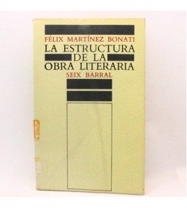 LA ESTRUCTURA DE LA OBRA LITERARIA. Una investigación de filosofía del lenguaje y estética.  libro
