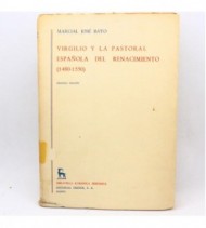 Virgilio y la pastoral española del Renacimiento (1480-1550) libro