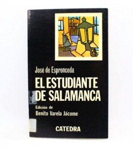 EL ESTUDIANTE DE SALAMANCA libro