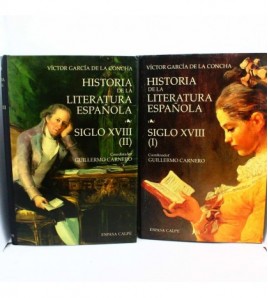 Historia de la Literatura Española - Siglo XVIII (I Y II)  libro