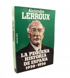 La pequeña historia de España 1930-1936 libro